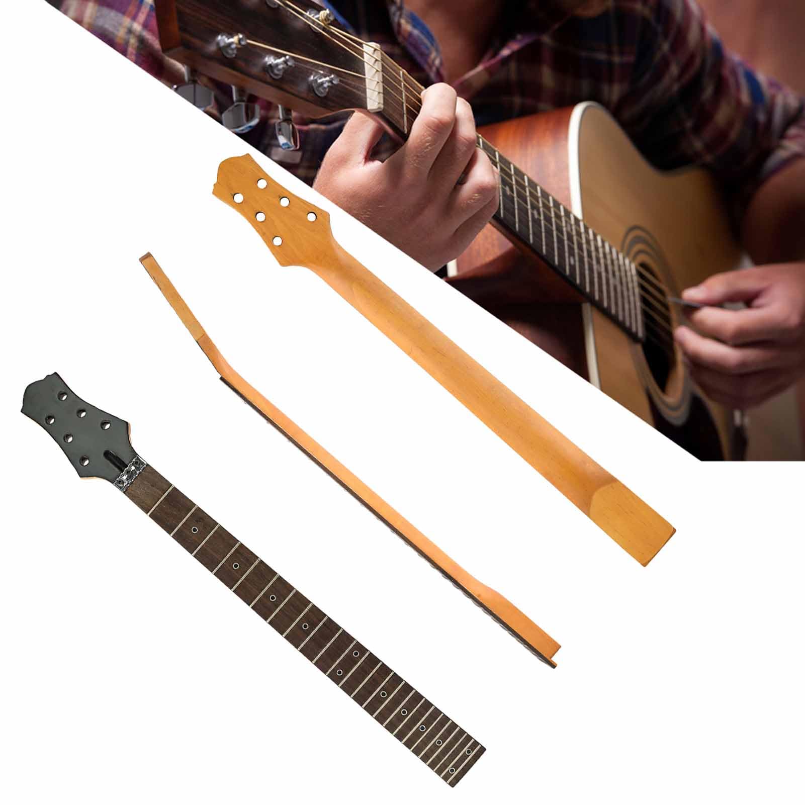 Generic 24-progowy, Matowy Klonowy Gryf Gitarowy do Płyt LP z podstrunnicą z palisandru. Łatwa Instalacja dla Projektu DIY (A)