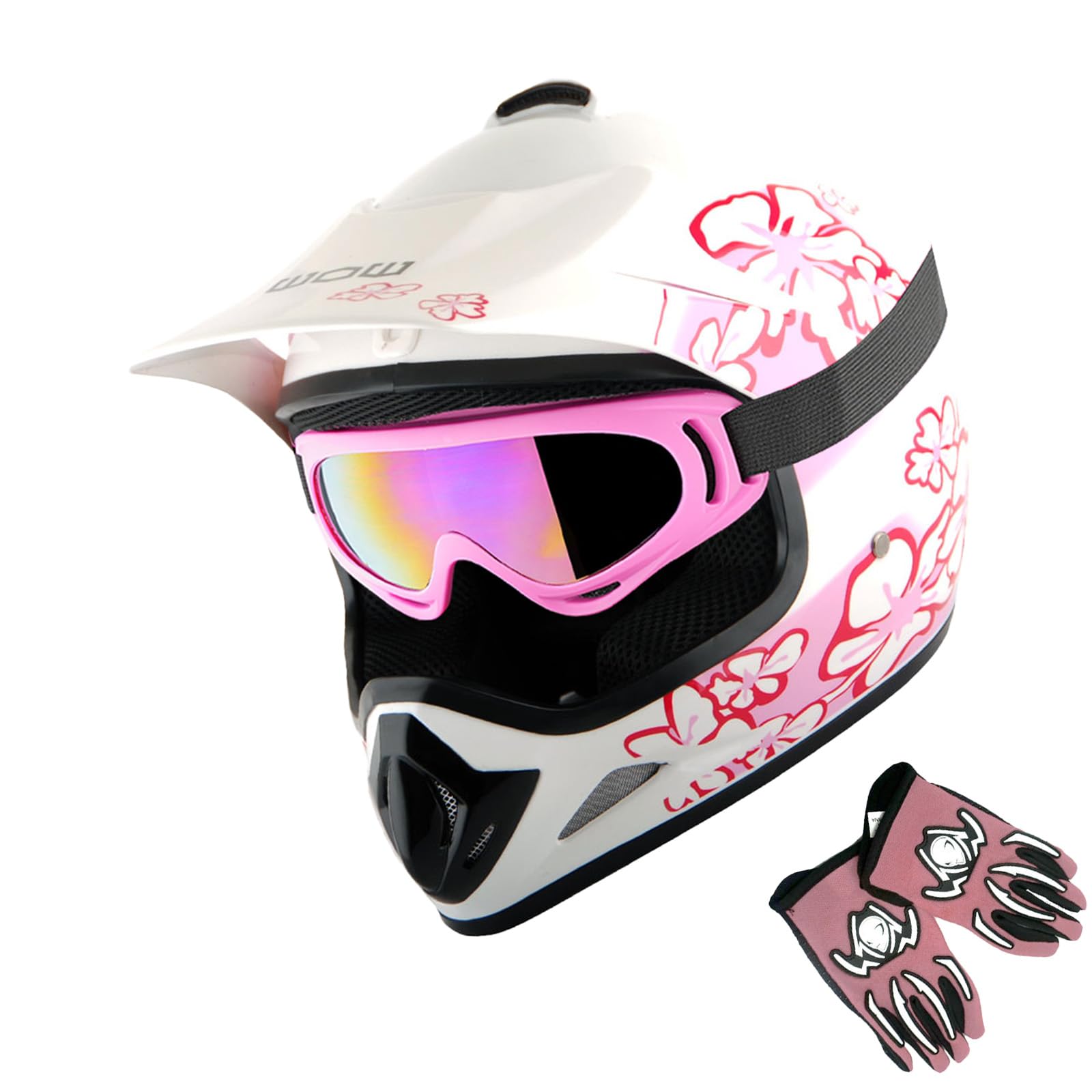 WOW Youth Motocross Helmet Bundle