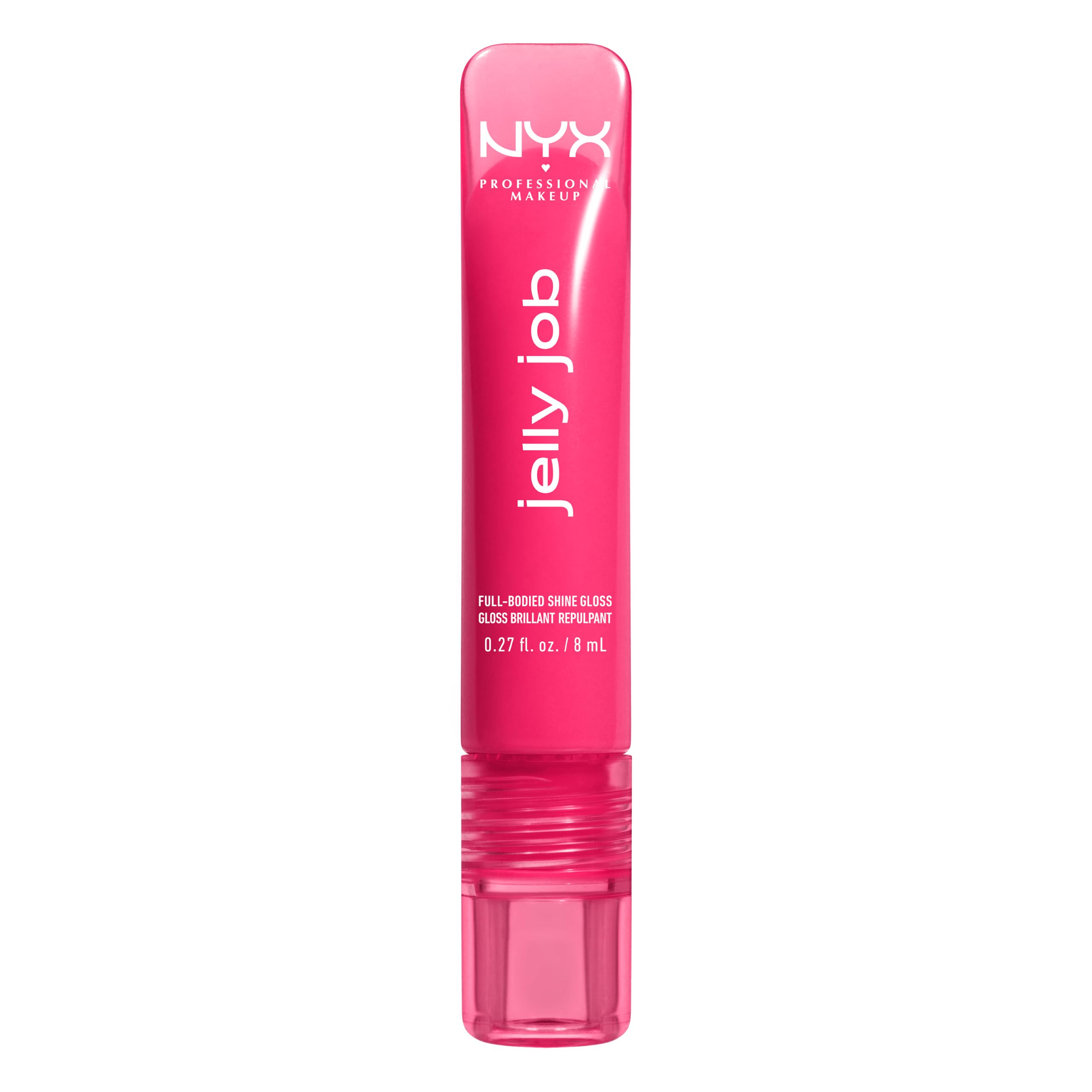 NYX Professional Makeup Lip Gloss, Plumping Peptide Formula, Juicy Jelly