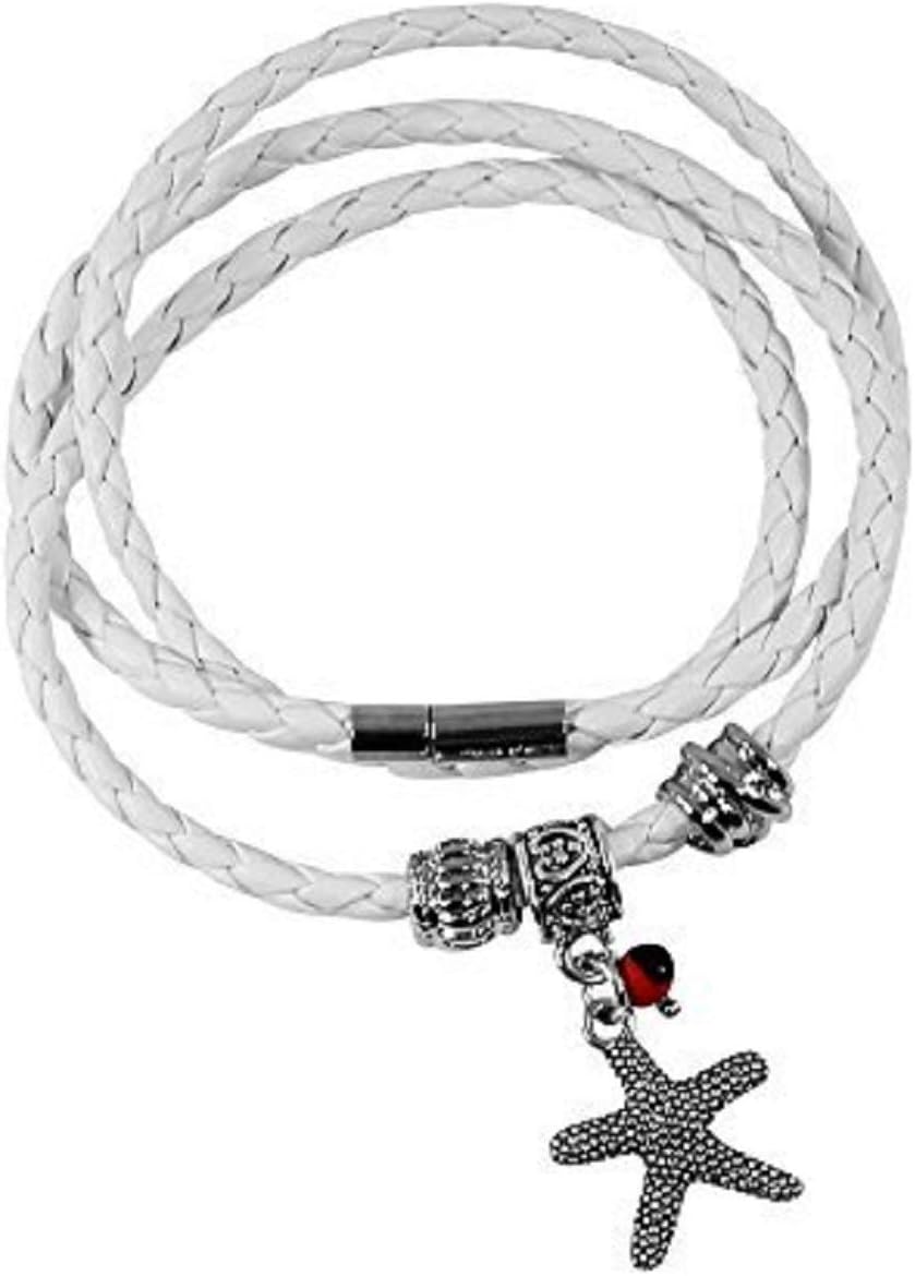 EVELYN BROOKS Adjustable Charm Bracelet (Multiple Charm Styles) w/Meaningful Good Luck Huayruro Seed Bead & Magnetic Clasp - Great Gifts for Mom, Daughter, Sister, Aunt, Girlfriend