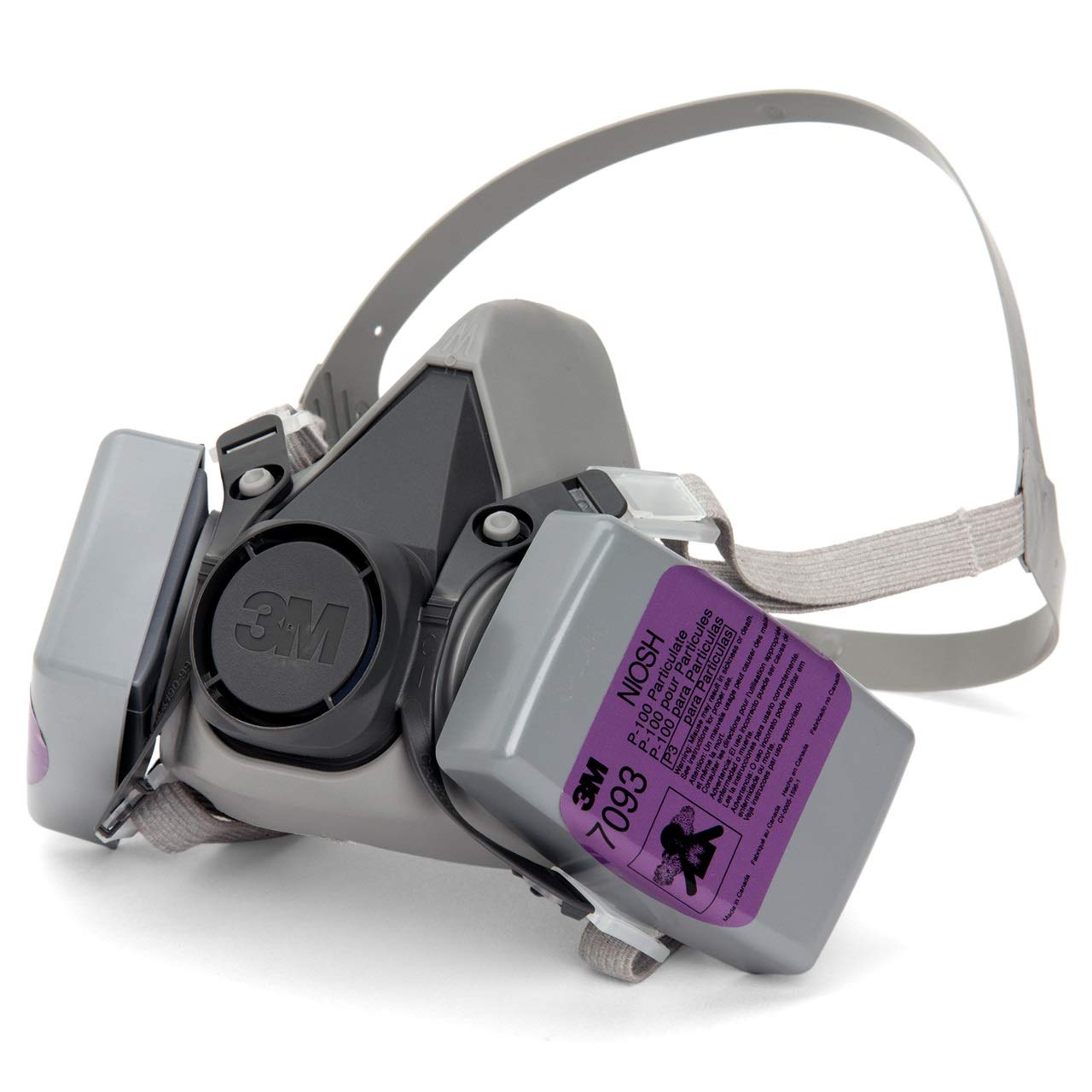 3M Unisex NIOSH approved P100/6200 Half Face Reusable Respirator with Particulate Filters (Grey) (B08L9K9TF8) Amazon Price History, Amazon Price Tracker