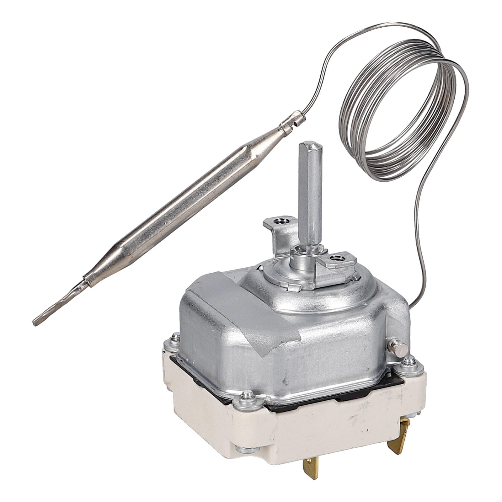 easyPART Kompatibel/Ersatz für EGO 55.34052.010 Thermostat 50-300°C Temperaturregler Backofenthermostat 3-poliger Ausschalter Backofen Herd Ofen universal