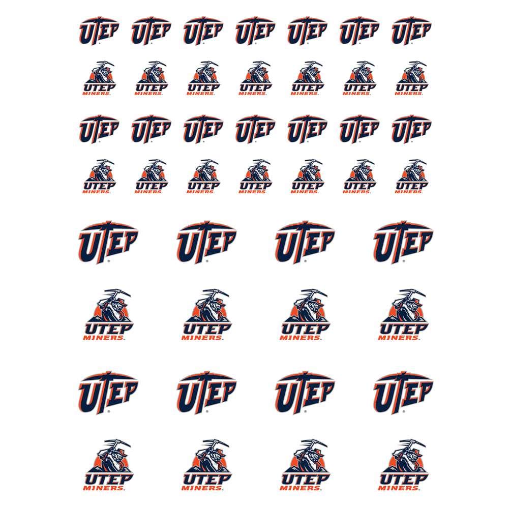 UTEP Miners Small Sticker Sheet - 2 Sheets