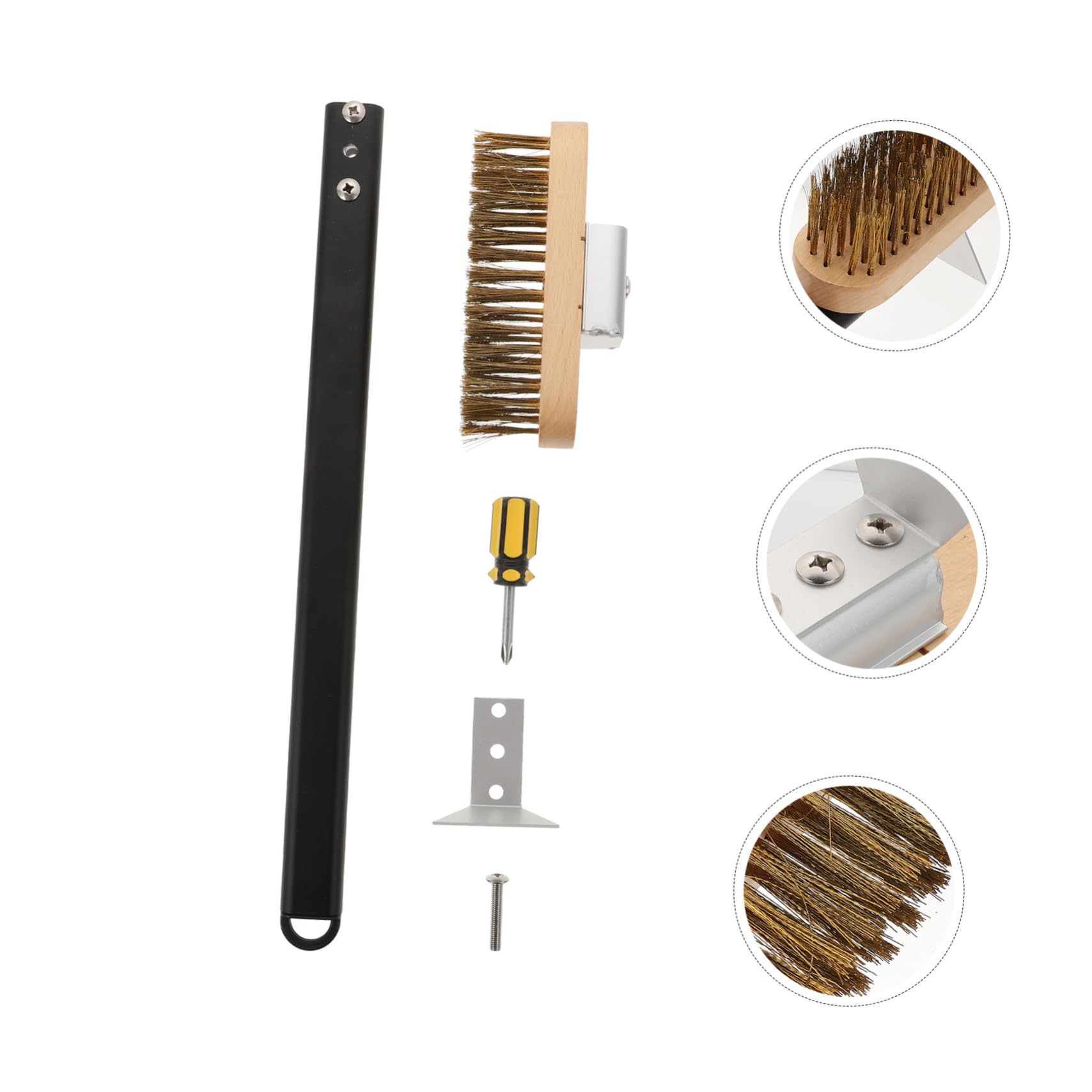 Bbq Grill Cleaning Brush Wire Roaster Brush Barbecue Tool for Pizza Oven Kitchen Cleaning Practical Labor Saving