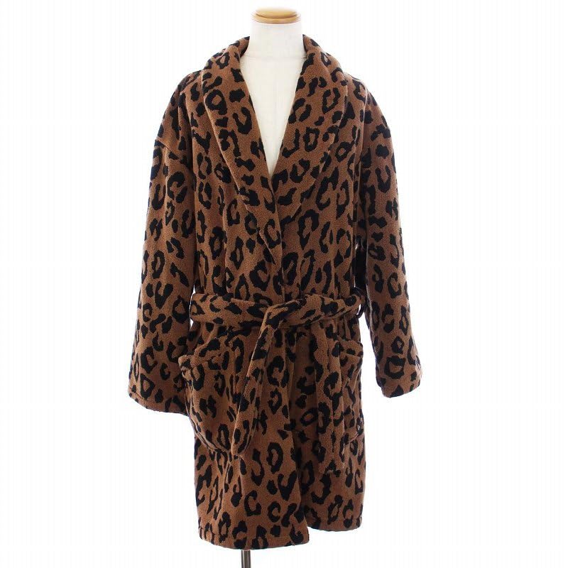 Amazon.co.jp: ワコマリア WACKO MARIA LEOPARD GOWN COAT レオパード 