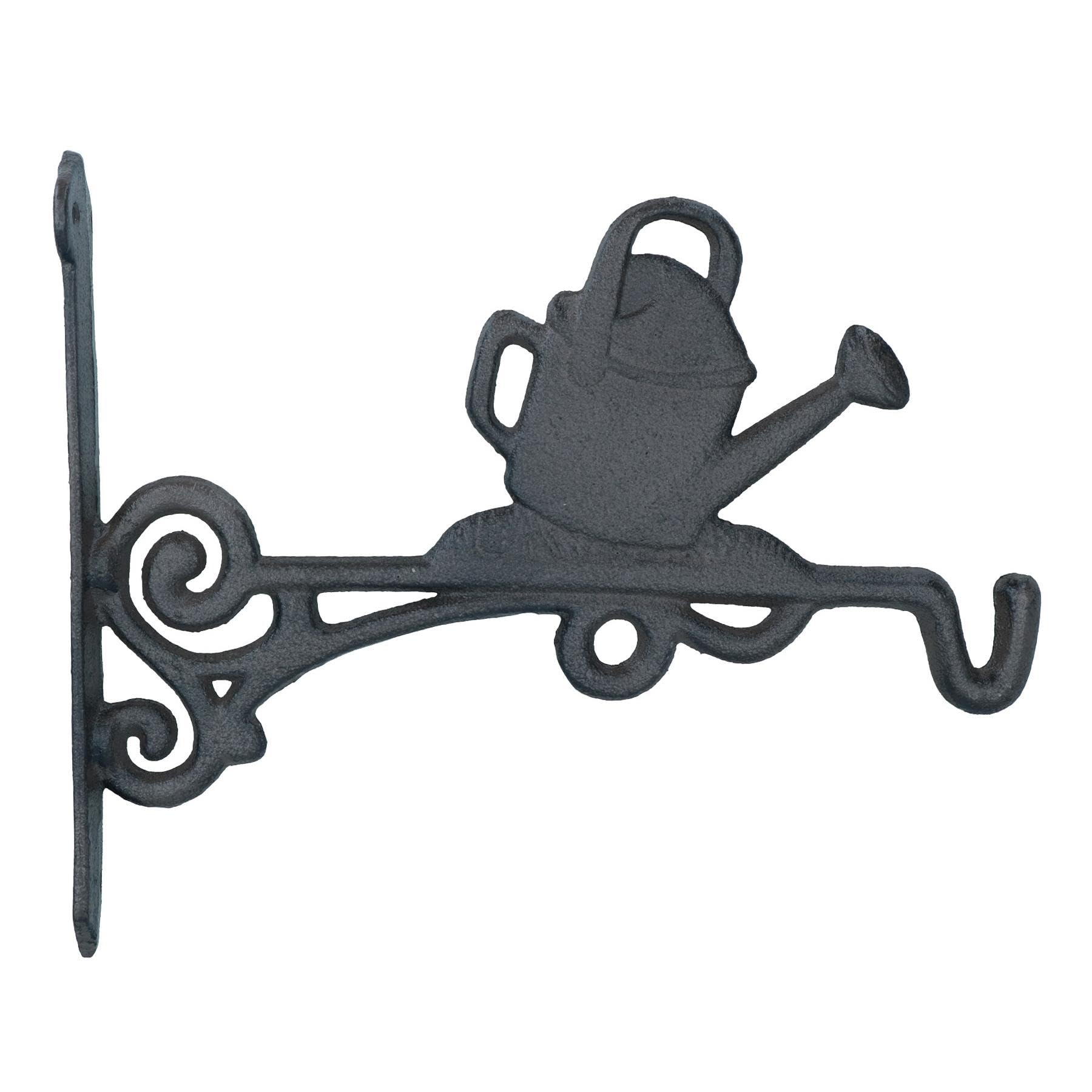 Watering Can Basket Flower Hook/Hanger Cast Iron Door Wall House Garden