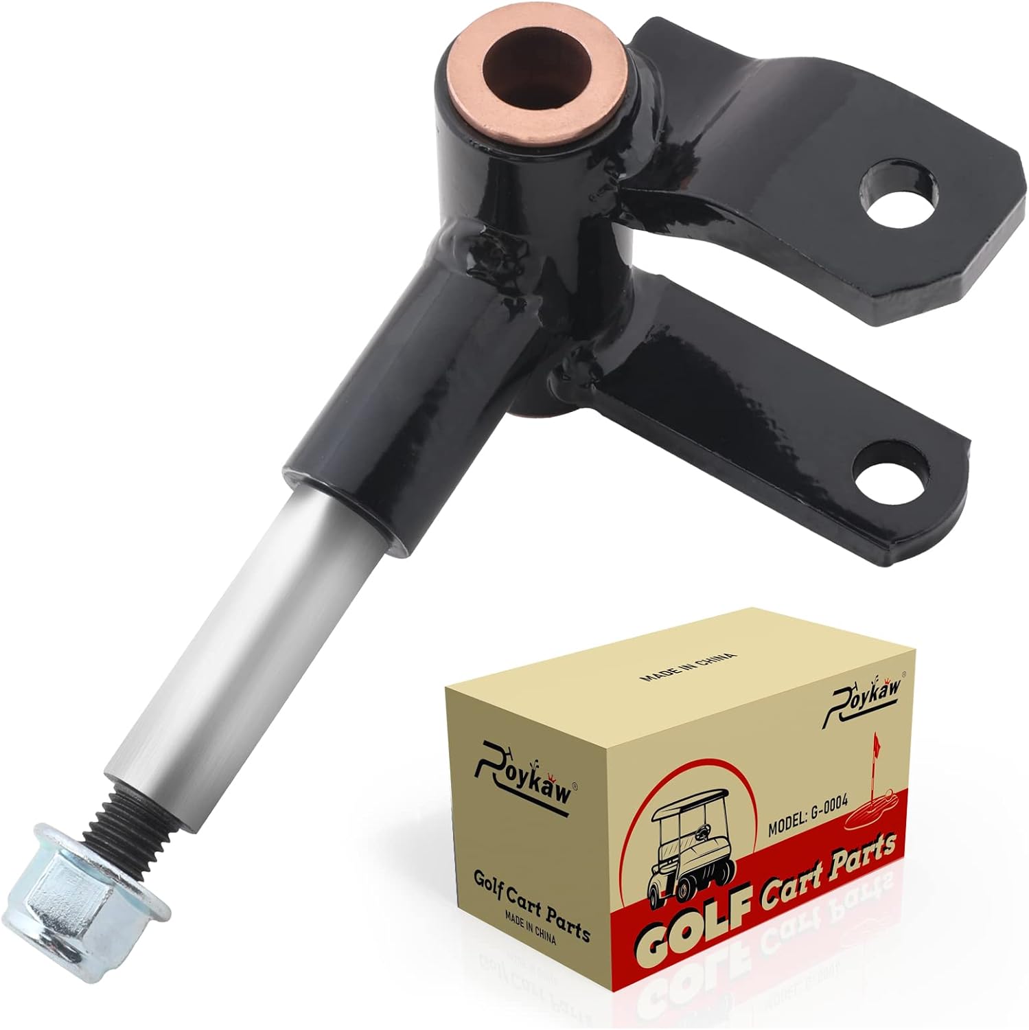 Roykaw Golf Cart Spindle Assembly for Club Car Precedent 2004-up Gas and Electric Models, Passenger Side, Replaces OEM # 1022878-01, 1036387-02