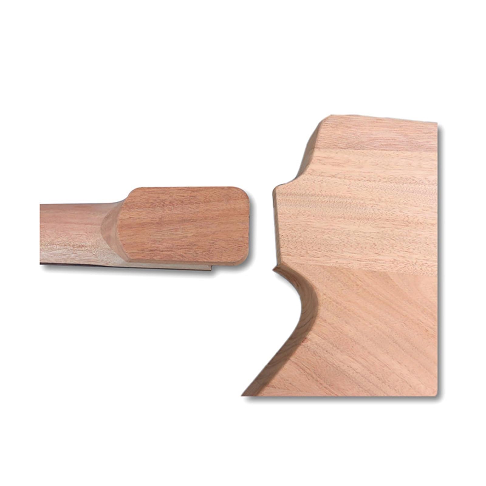 Unfinished Guitar Body Semi Finished DIY Electric Guitar Accessories Set Hand Assembled