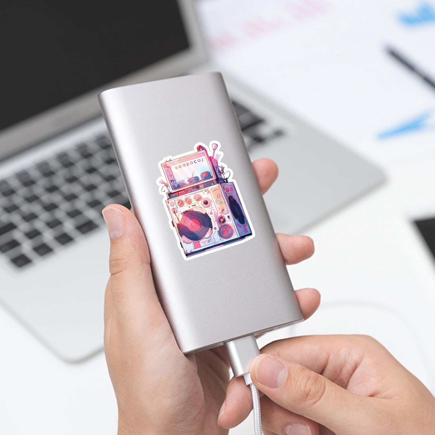 Sound Stickers for Water Bottle - Image 2