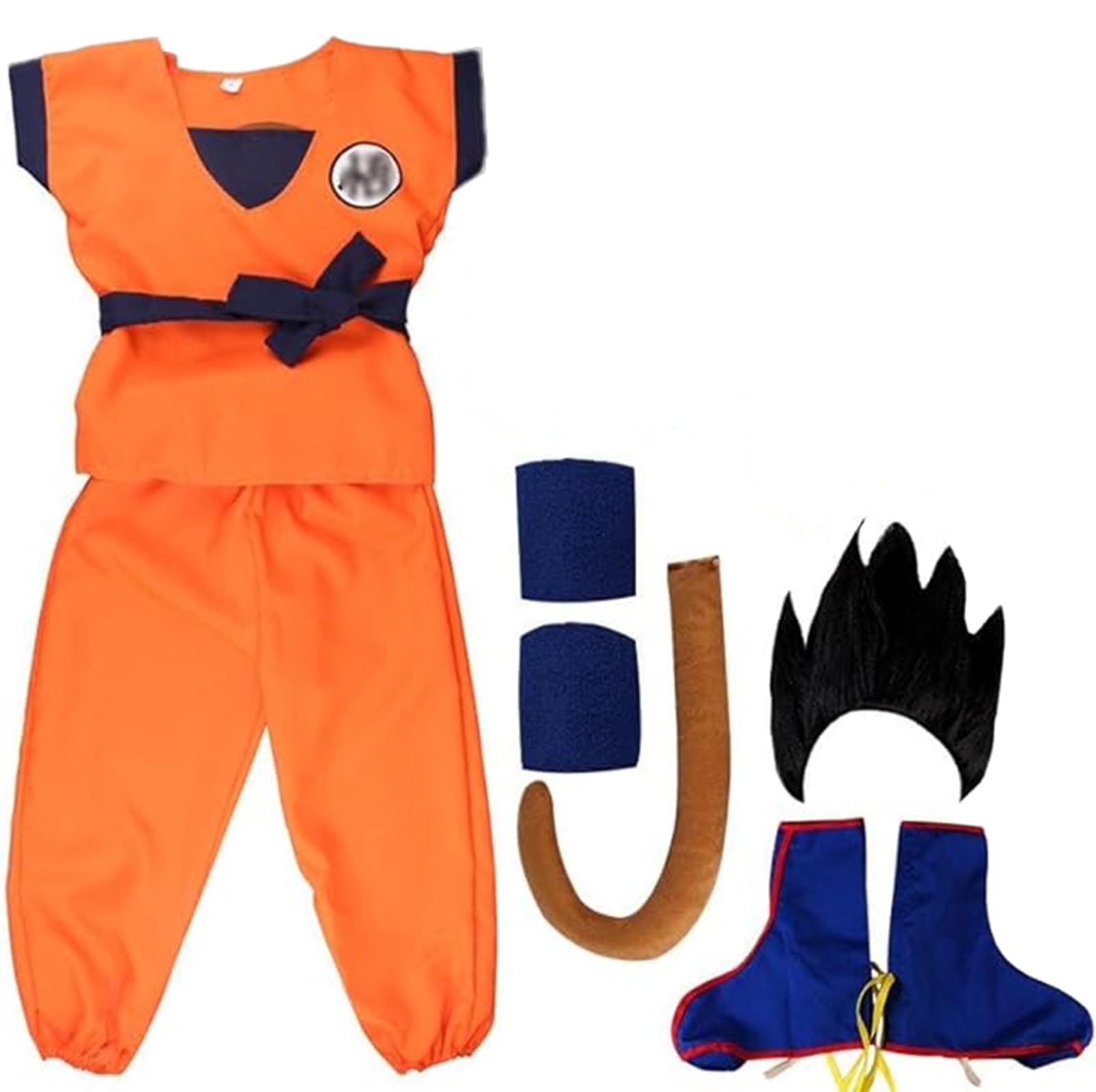 Cosplay Anime Dress Up Costume Seven Sets Role Playing Halloween Outfit for 53"-59"(135-148cm)