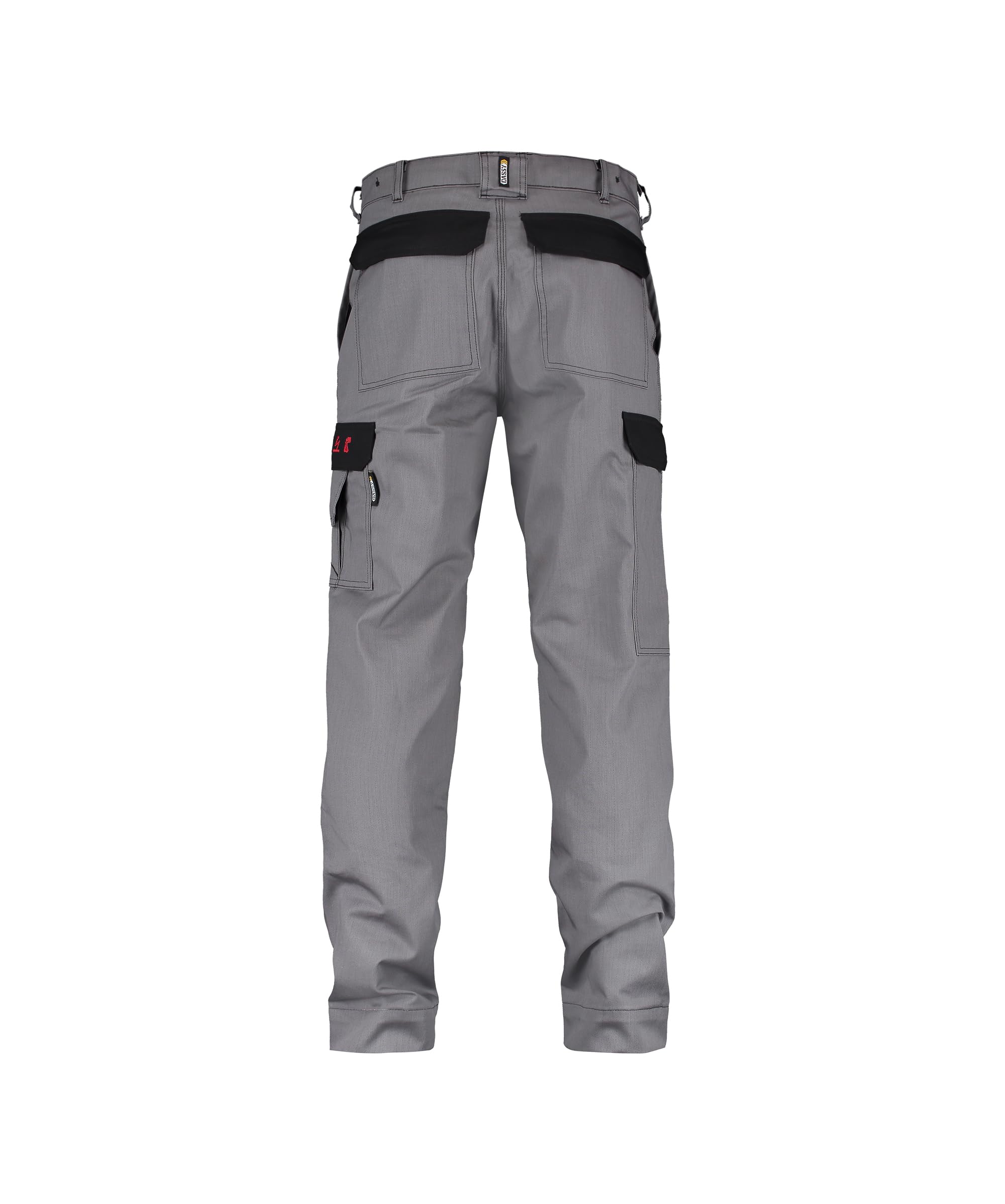 DASSY® Lenox DASSY® Lenox Multinorm Warnschutzhose mit Kniepolstertaschen - Größe 42 - GRAPHITGRAU/NEONGELB