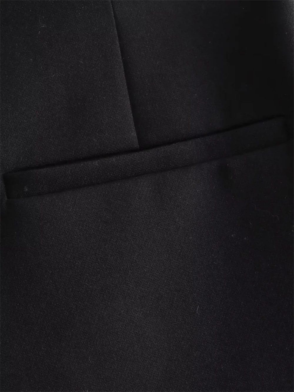 SWEPER Jupe Courte Femme - Mini Jupe Tricotée avec Perles Artificielles pour Femme, Décoration d'hiver, Élégante, Taille Élastique, Douce, Ligne A