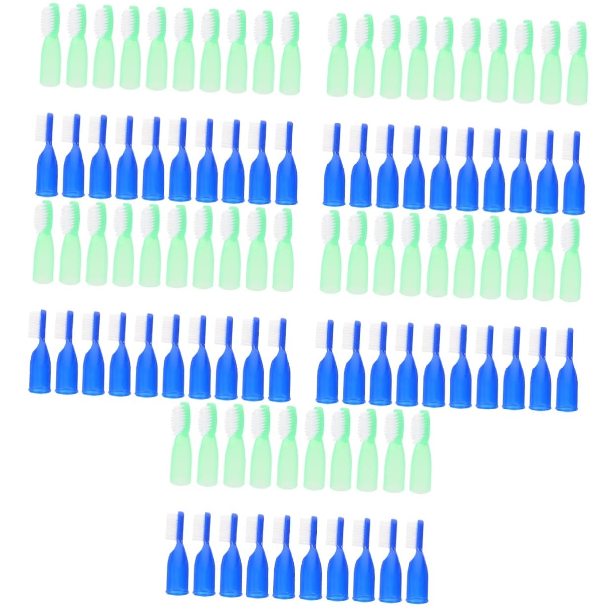 FOMIYES 5 Set Di Spazzolini Da Denti Compatti Per Carceri Mini Spazzolini Da Denti Spazzolino Da Dito Mini Spazzolino Da Denti Morbido Per Strutture Ad Alta Sicurezza 20 Pezzi * 5