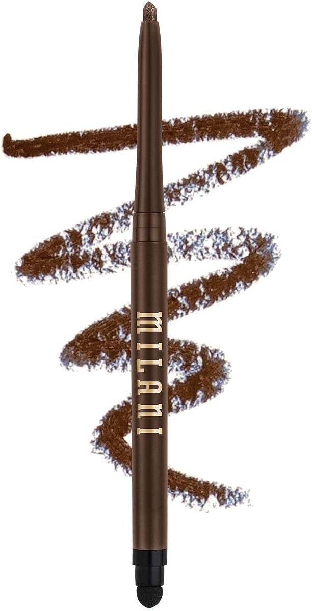 Stay Put Waterproof Eyeliner Pencil with Smudger - Semi Sweet | Long-Lasting, Waterproof And Sweat-Proof Eyeliner With A Built-In Sharpener And Smudger Tool. Cruelty-Free.