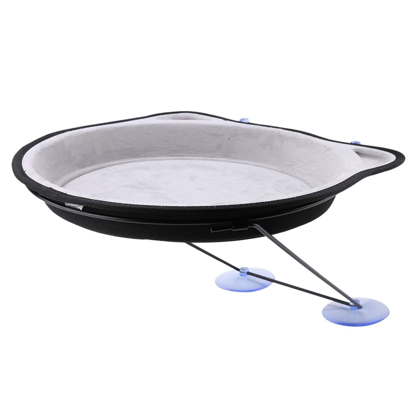 Amaca Da Finestra Per Gatti - Ventosa Regolabile, Marrone, Portata 15kg - Foto 6