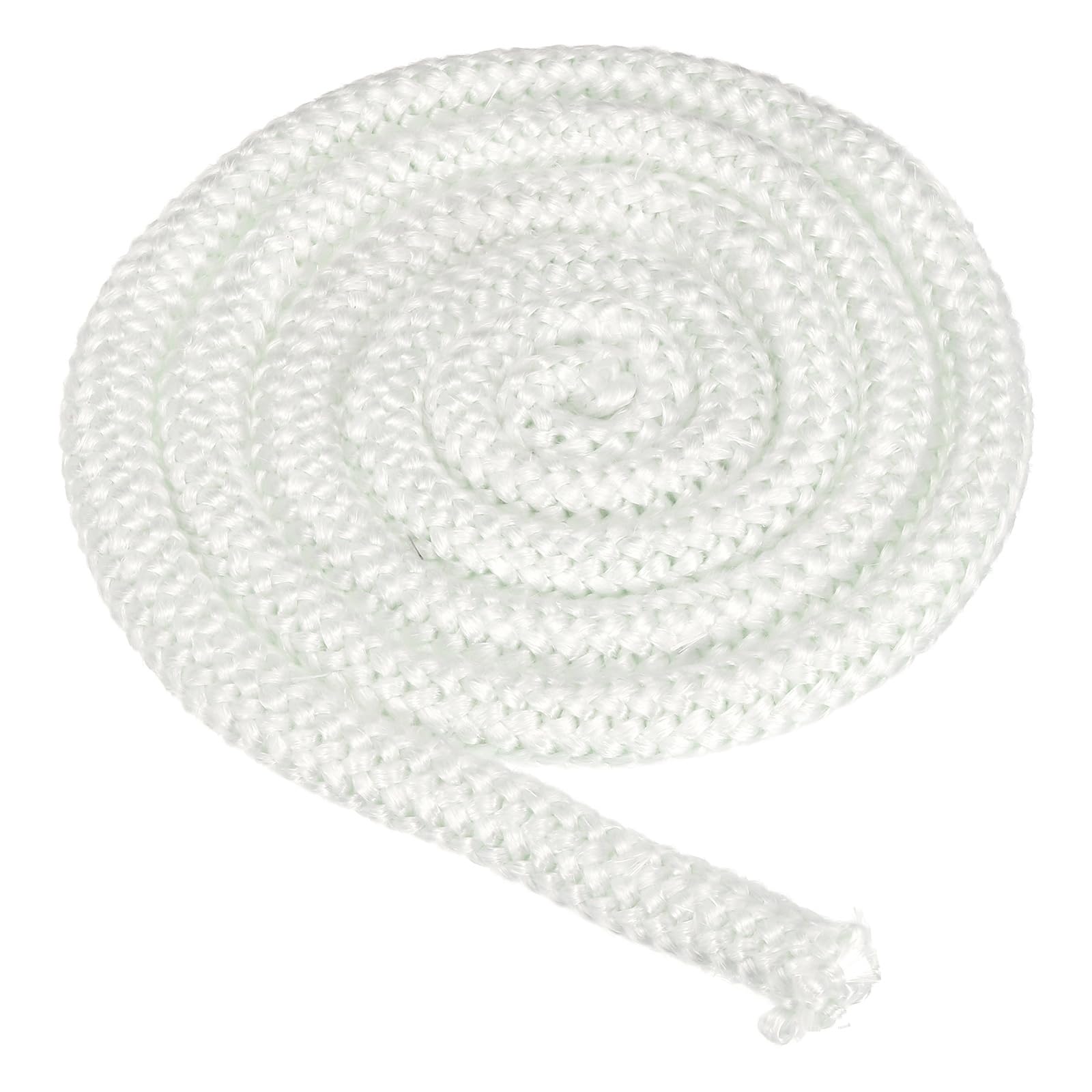 PATIKIL Ofendichtschnur, 18mm x 2.5m Kamin Dichtband, kamindichtung hitzebeständig bis 550°C, Ofen Dichtschnur für Kaminofen und Öfen, Weiß