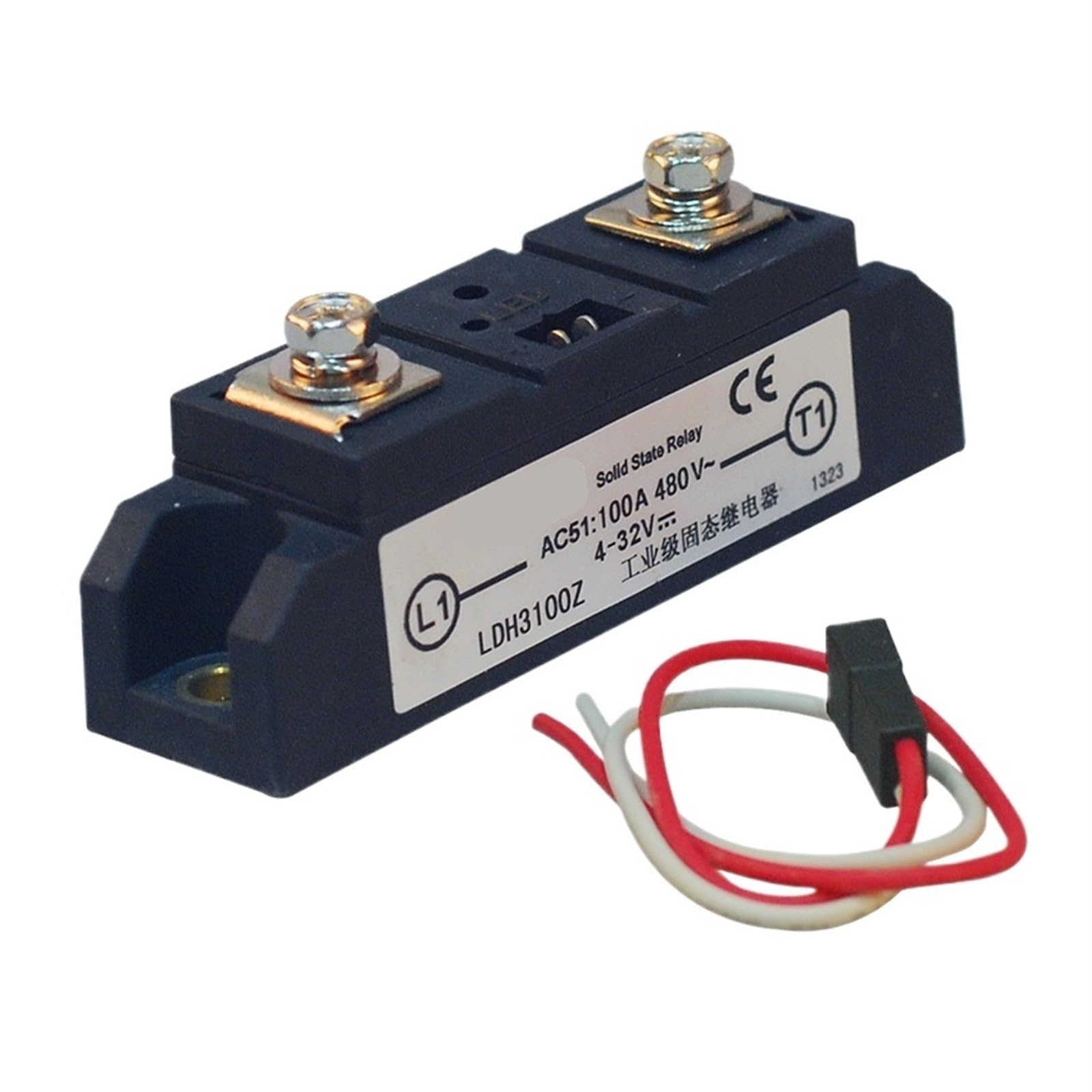 Smart Industrial High Power 1 Phase Solid State Relay Module LED SSR to AC 80A100A 120A 150A Input 4-32VDC Output480VAC(80A)