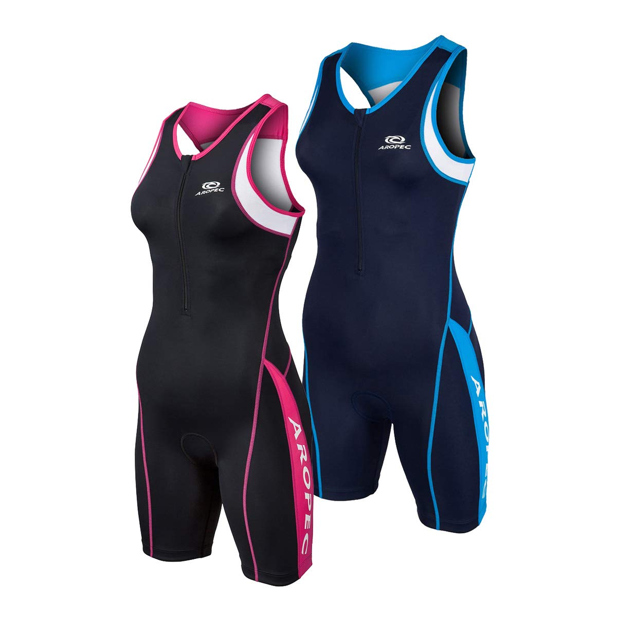 Aropec AP-104W Damen Triathlon Einteiler Navy-blau XL