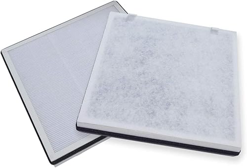 PUREBURG Filtros de repuesto compatibles con purificador de aire VAVA VA-EE004, paquete de 2 unidades H13 HEPA de 4 etapas de filtración de carbón