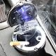 Retoo Auto Aschenbecher mit Deckel, LED Rauchfrei Klein Autoaschenbecher mit Leucht, Zigarette Auto-Aschenbecher mit blauer LED-Lichtanzeige, Kompakte Auto Zubehör mit Licht, Sturmaschenbecher