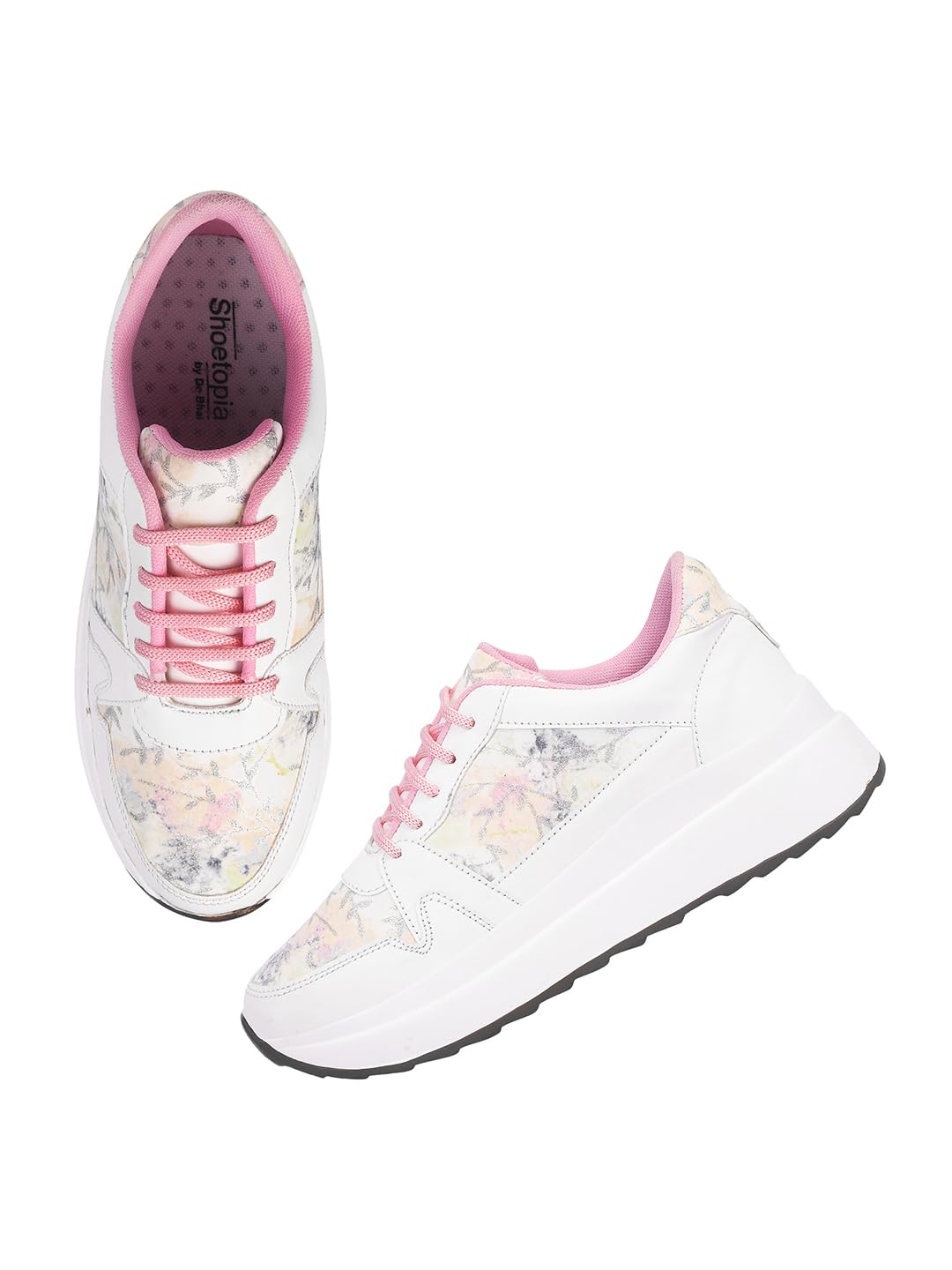 Shoetopia Smart Casual Pink Sneakers for Girls-EU40 (B0D5HHFTWN) Amazon Price History, Amazon Price Tracker