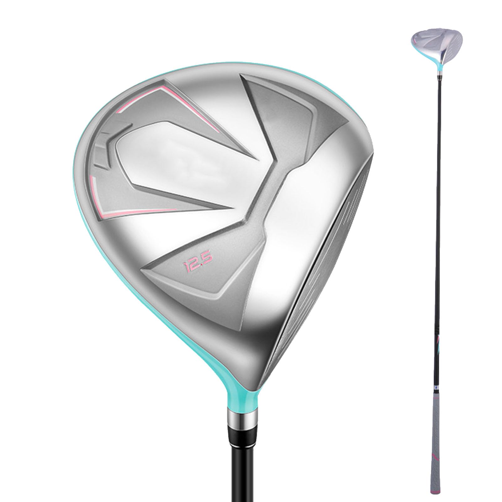 Asixxsix Golfschläger aus Aluminiumlegierung und Carbon, Fairwayholz mit niedrigem Schwerpunkt für maximale Weite, meistert das Fairwayholz mühelos, 10,5/12,5 Zoll, 45,55 Zoll