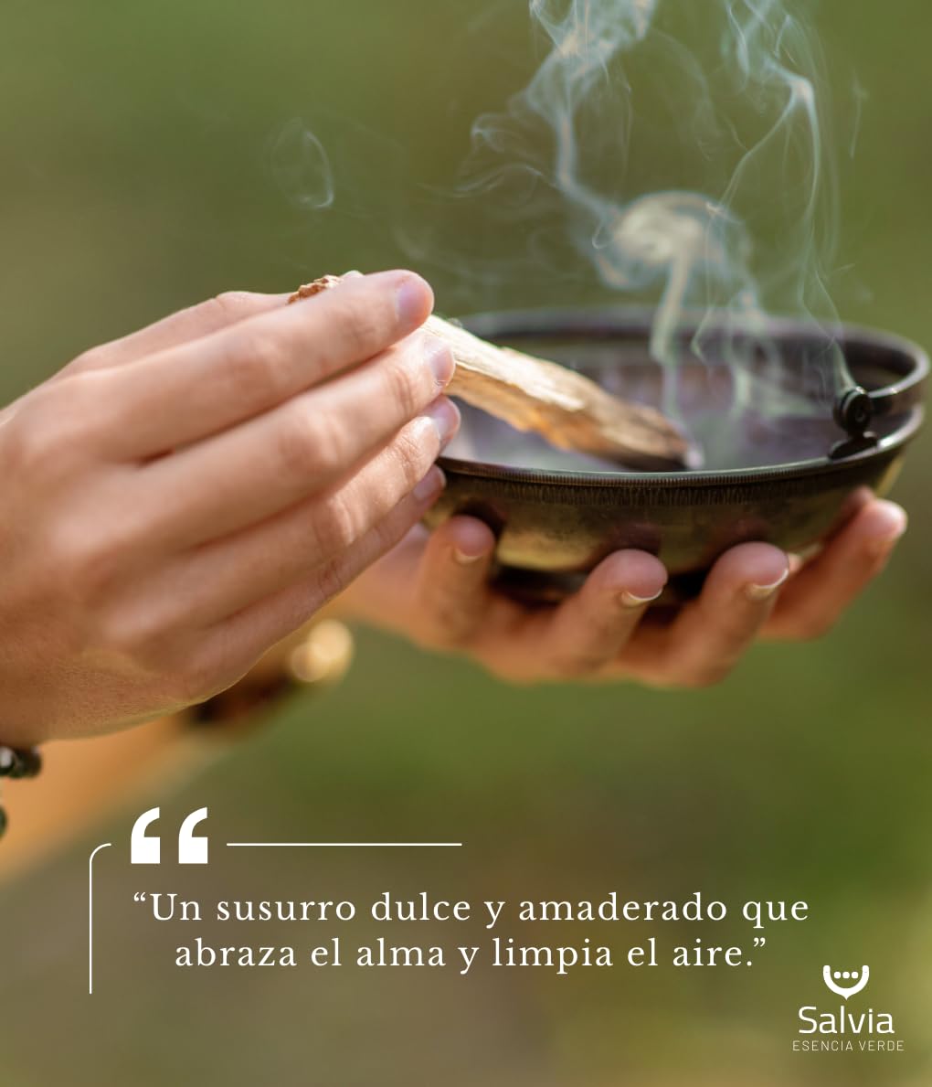 Palo Santo Natural 50g Aprox (5-7 Varitas) Incienso Sagrado para Limpieza Energética y Relajación Madera Auténtica de Perú