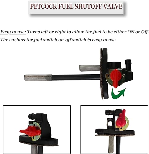 Miniatura 4 de Dokili Válvula de cierre de combustible Petcock para Polaris Scrambler Sportsman Magnum 7051006 1993-2009
