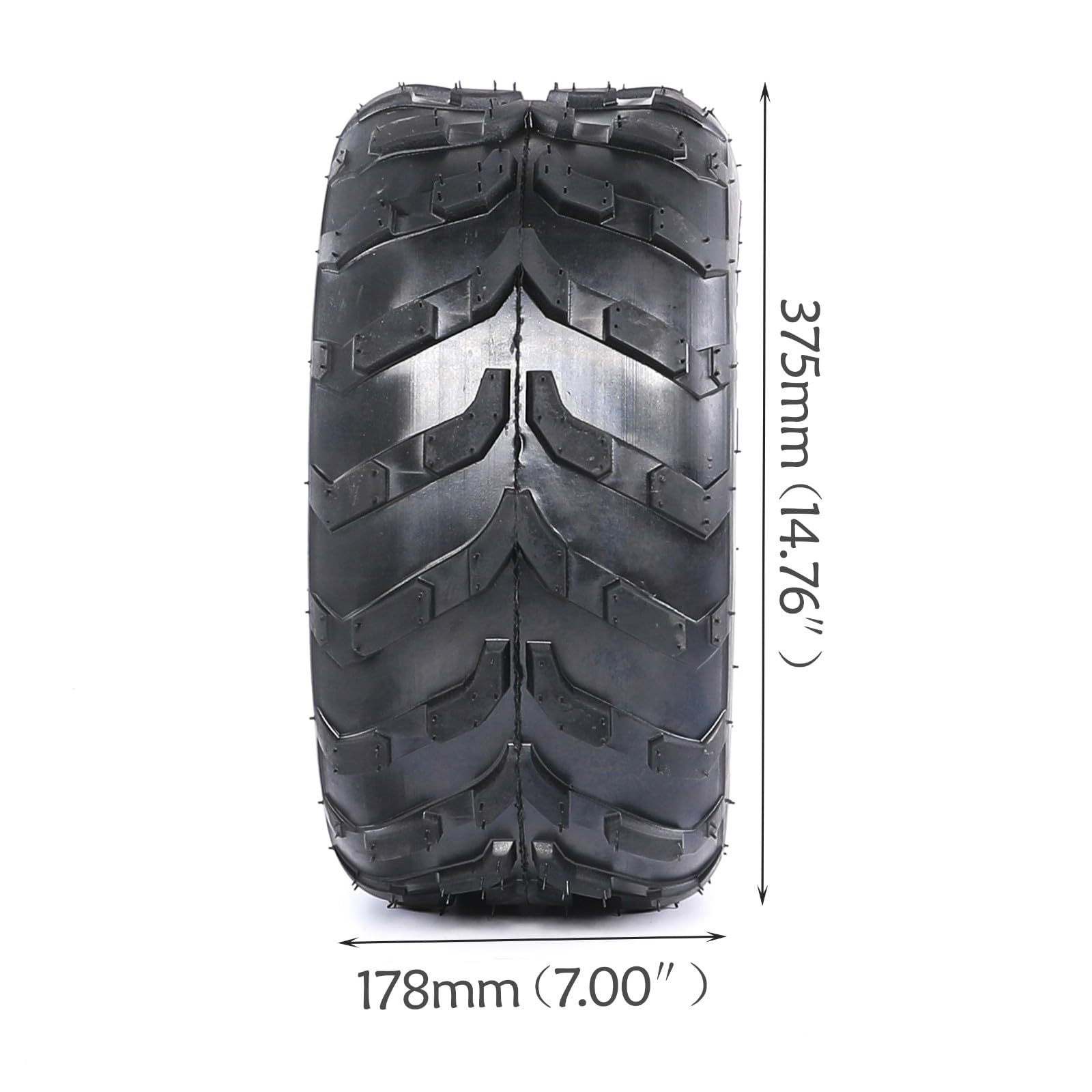 Amazon.com: 16x8-7 Tubeless Tire (16x8.00-7/200/55-7) for Go Kart 