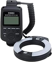 Vista 1 de YongNuo YN-14EX TTL Macro Ring Lite Luz de flash para cámara Canon EOS DLSR