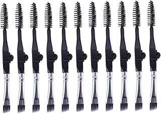 10 brochas plegables de doble punta para ceja...