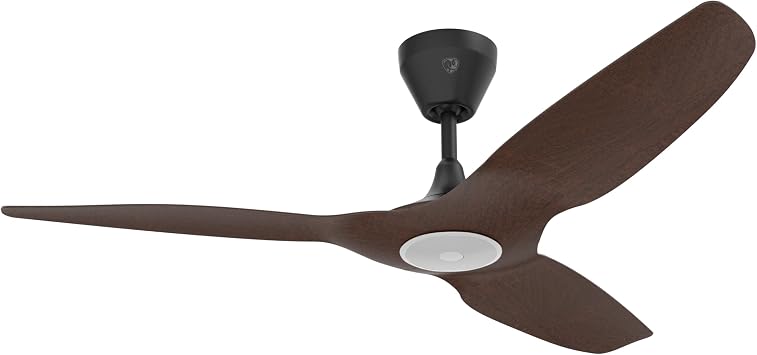 Big Ass Fans Haiku L 52 Smart Ceiling Fan with LED Light, Whisper-Quiet Indoor Ceiling Fan, WiFi App Control, Alexa & Google Compatible, Cocoa/Black