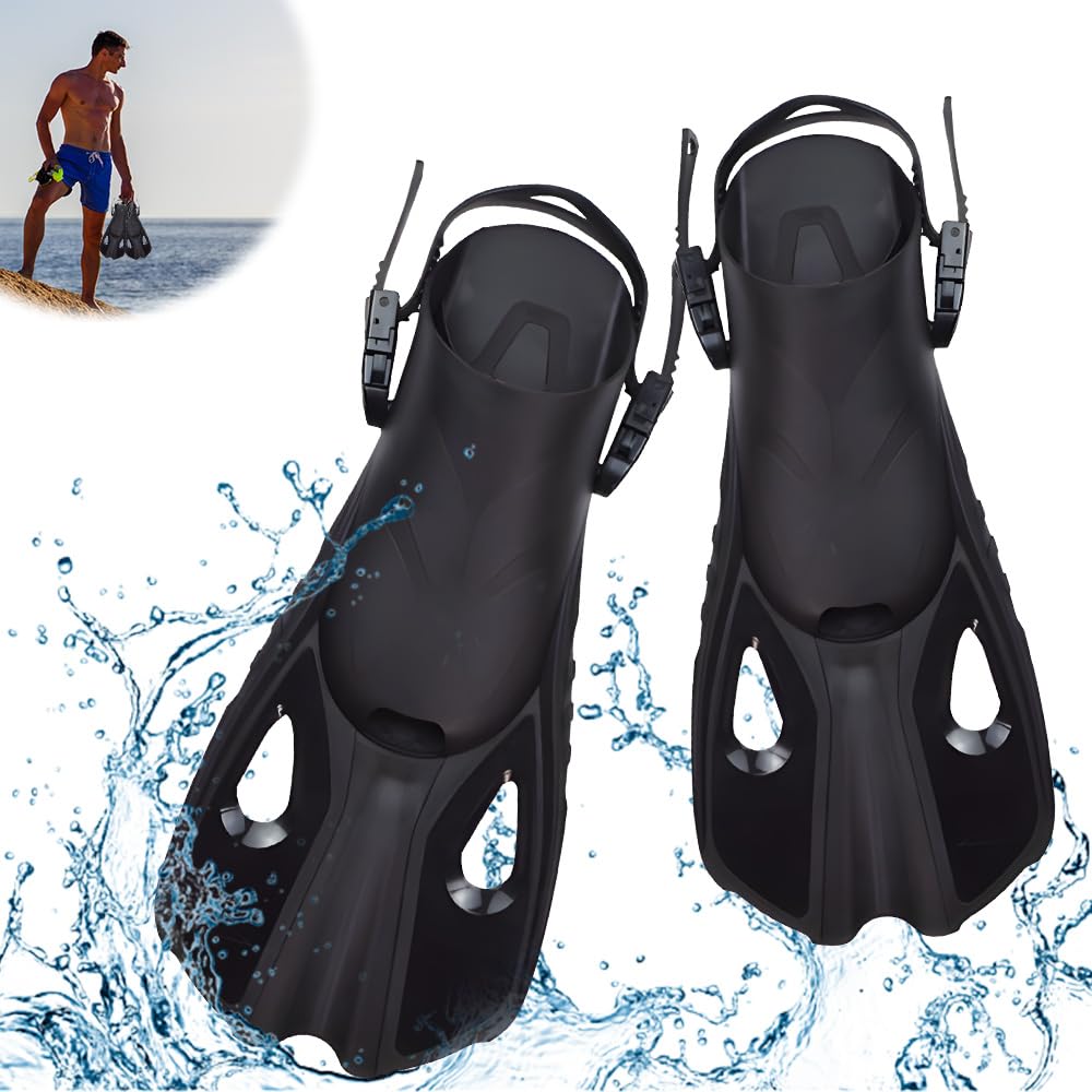 Palmes de plongée réglables Taille 42-47 Courte Réglable pour la
