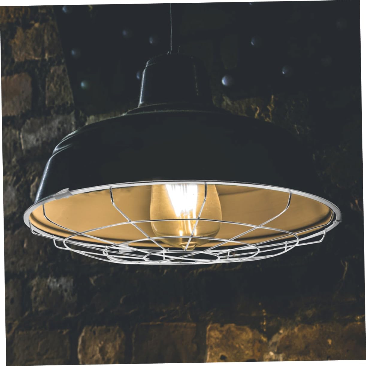 Retro Mesh Lampshade Guard Lampshade Protector for Ceiling Light Cover