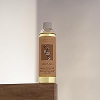 Vista 2 de Cocorrína Repuesto de difusor de varillas Clean Linen 6.7 oz. Aceite perfumado para difusor de varillas fragancia del hogar para dormitorio, baño