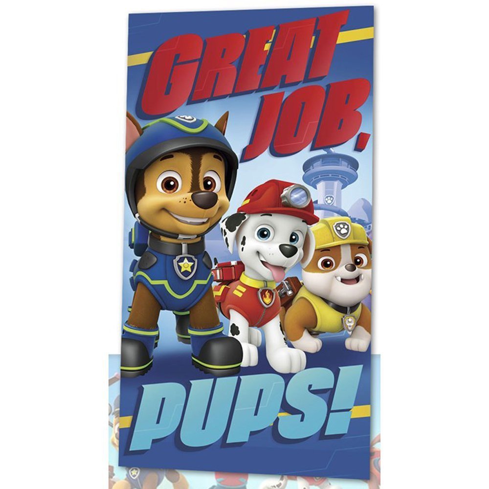 Paw Patrol Towel Velour 100% Cotton Beach Towel