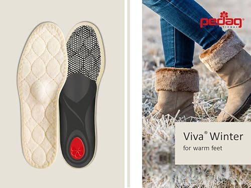 Pedag Viva Winter | Insulating Insoles | Made in Germany | Heel Cushion, Longitudinal & Metatarsal Arch Support | Boost Warmth & Comfort | 1 Pair | Women US 8/ EU 38 - Thumbnail 7