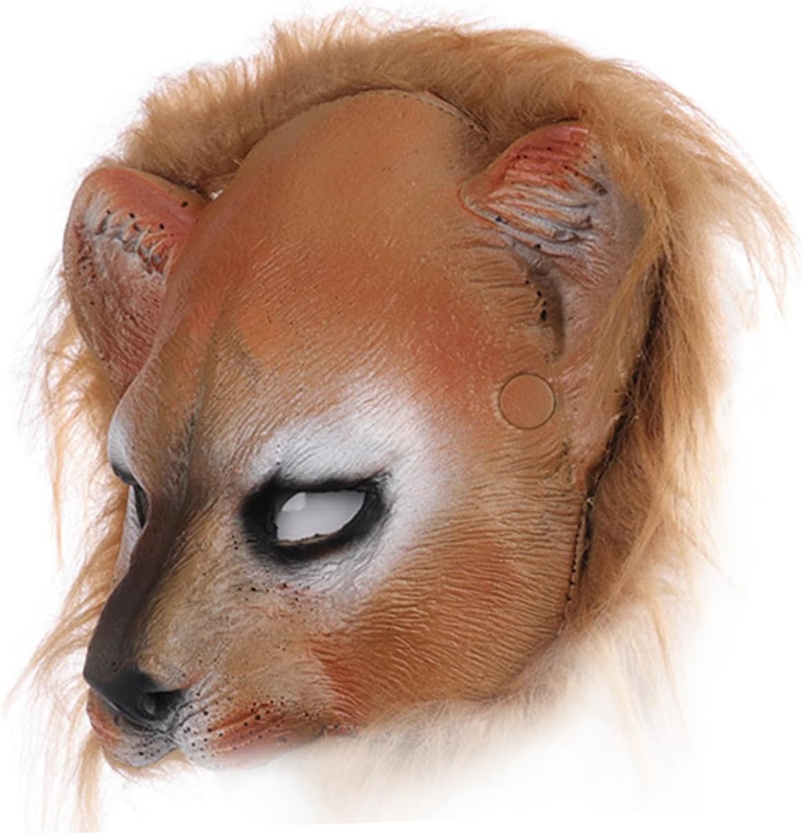 VICASKY 1pc Halloween Leopard Half Mask for Cosplay Costume Parties and Festivals Breathable Wear-resistant Prop for Halloween Celebrations
