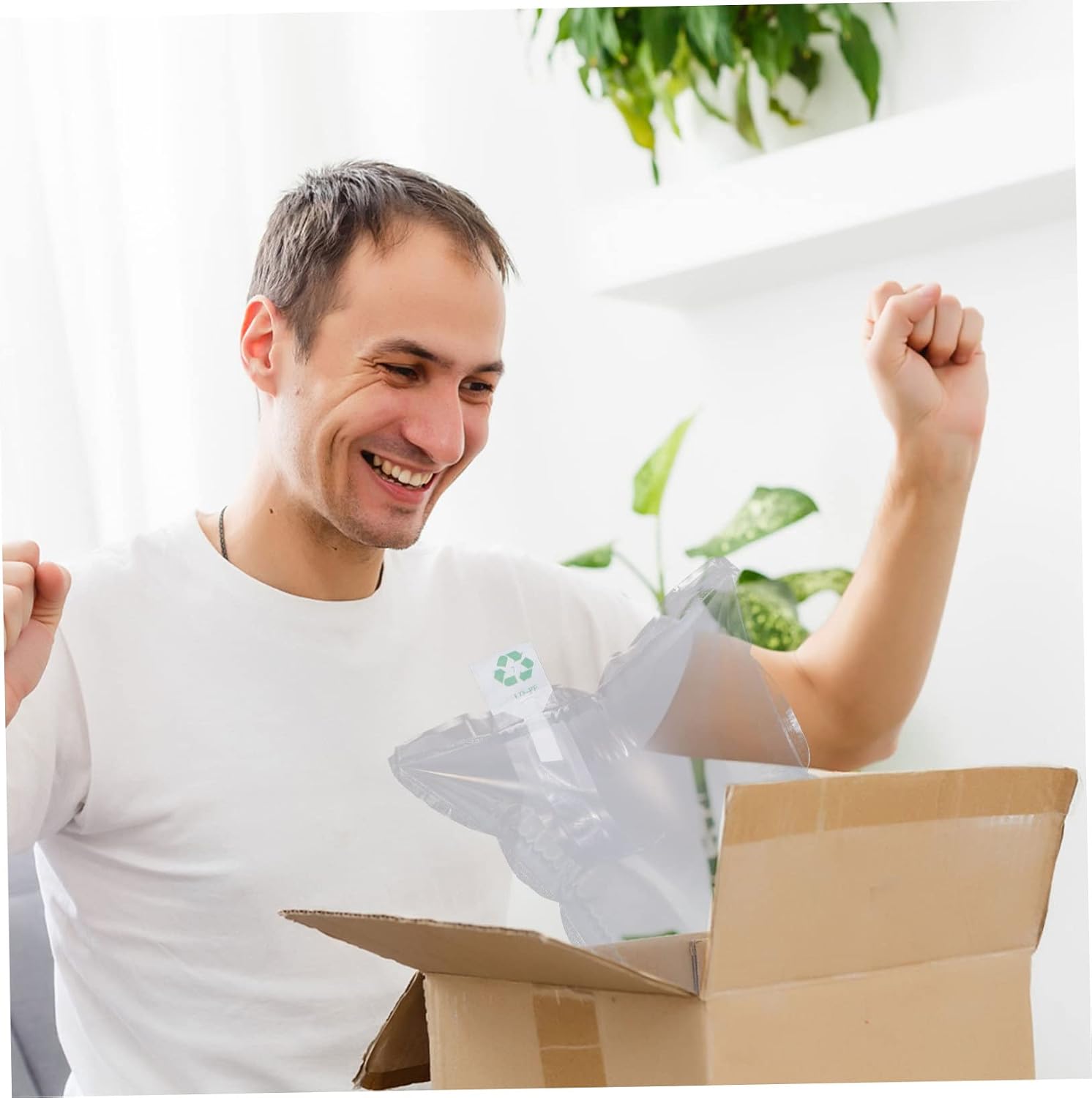 100pcs Air Cushion for Shipping and Moving Inflatable Protective Packaging Film Anti-collision for Fragile Items