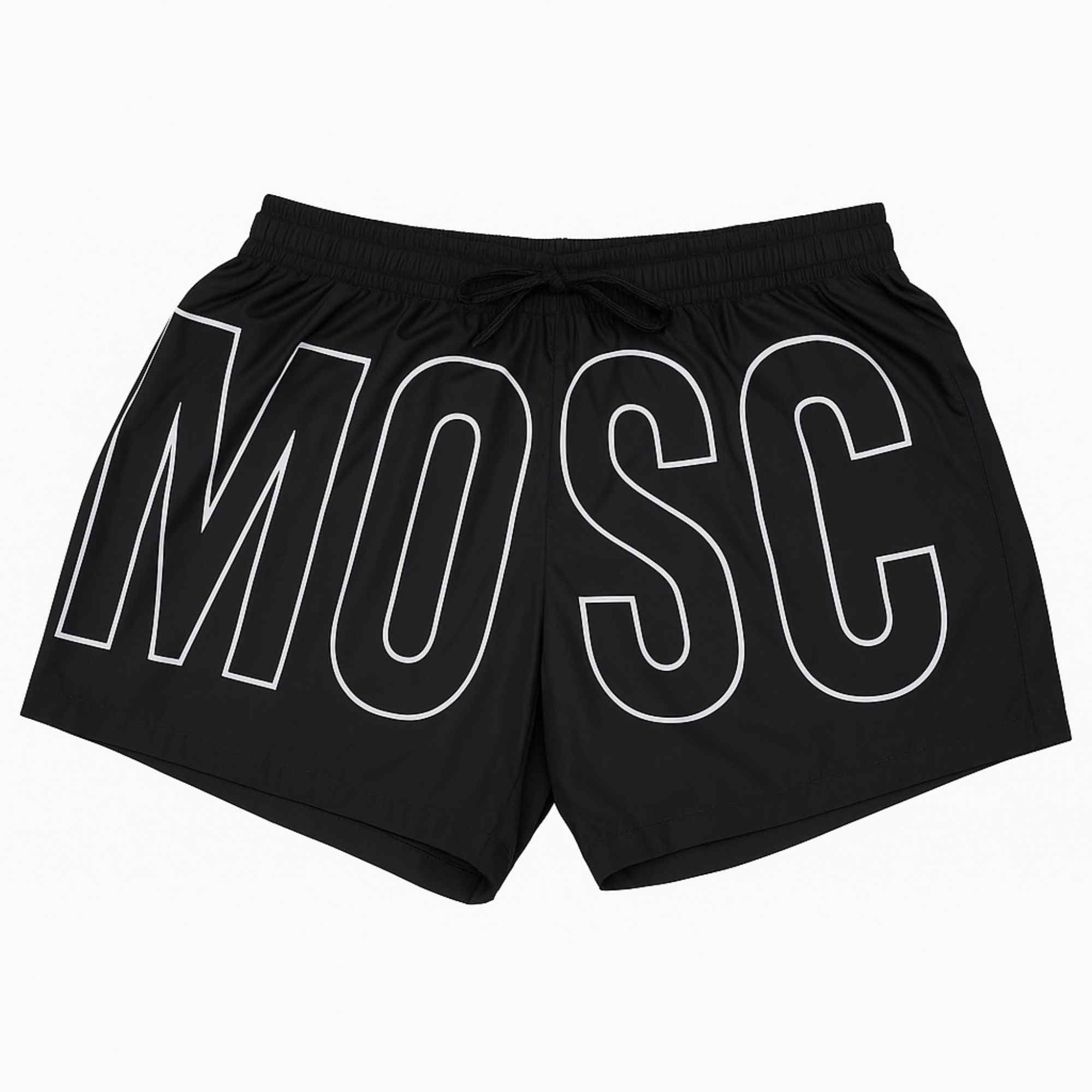 Moschino Bañador de hombre Swim V3A4224 pantalones cortos tipo bóxer de playa con letras