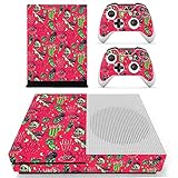ZOOMHITSKINS X1 S Skins for Console and Controller, Neon Green Cranium Skull Pink Skateboard Graffiti City High Quality, Durable, Bubble-free, Goo-free, 2 Controller Skins 1 Console Skin, Made in USA