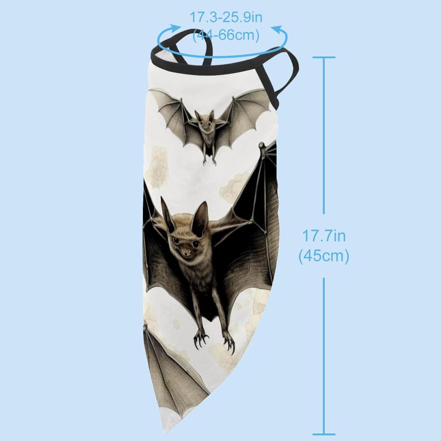 4 Pack Bat Neck Gaiter, Cooling Breathable Face Mask UV Protection Scarf Hiking Bandana for Men/Women