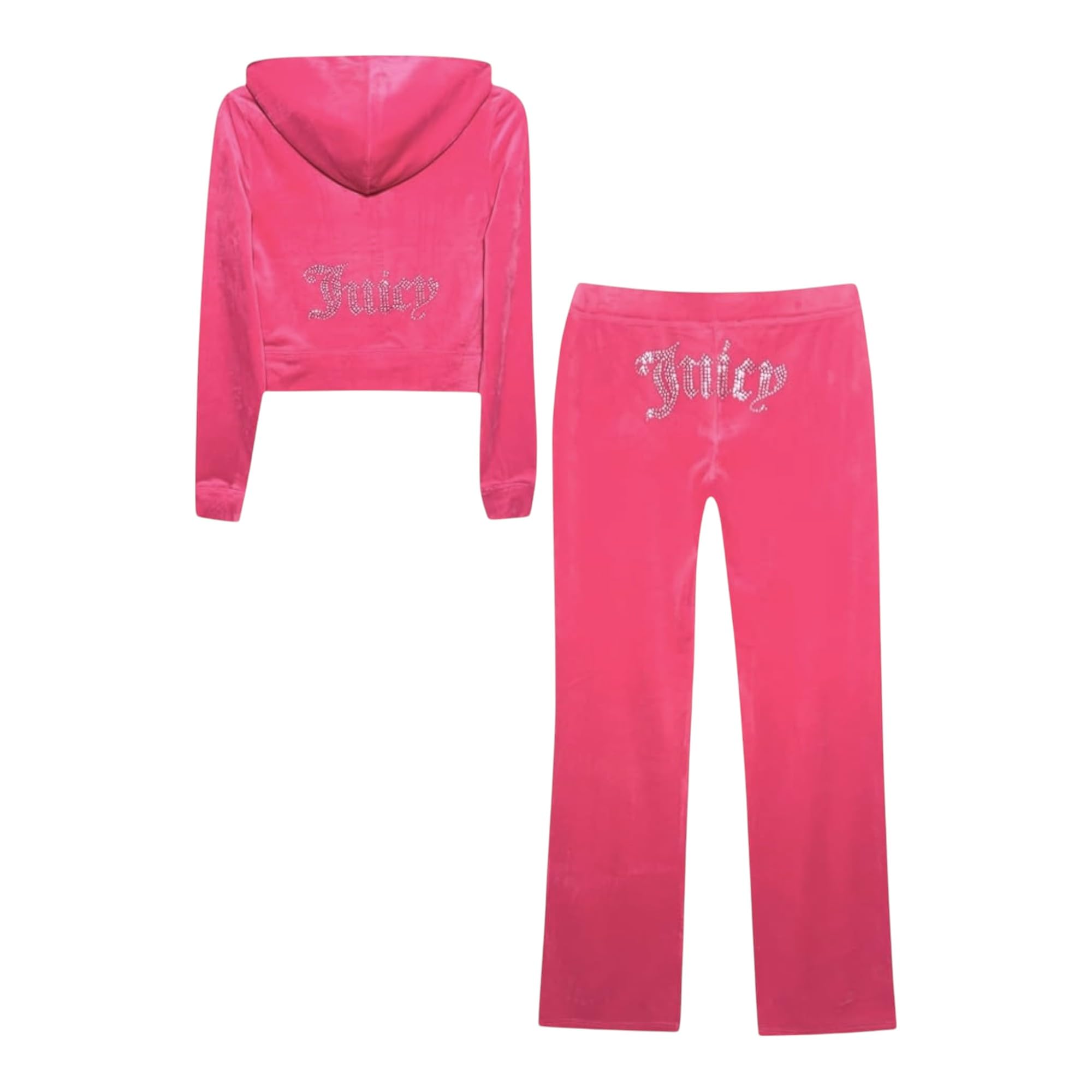 Juicy Couture Womens Bling Velour Tracksuit Desertcart INDIA