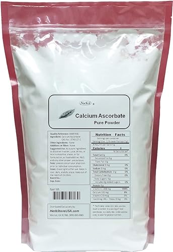 Miniatura 3 de Ascorbato de calcio puro en polvo tamponado vitamina C (250 gramos (8.8 oz))