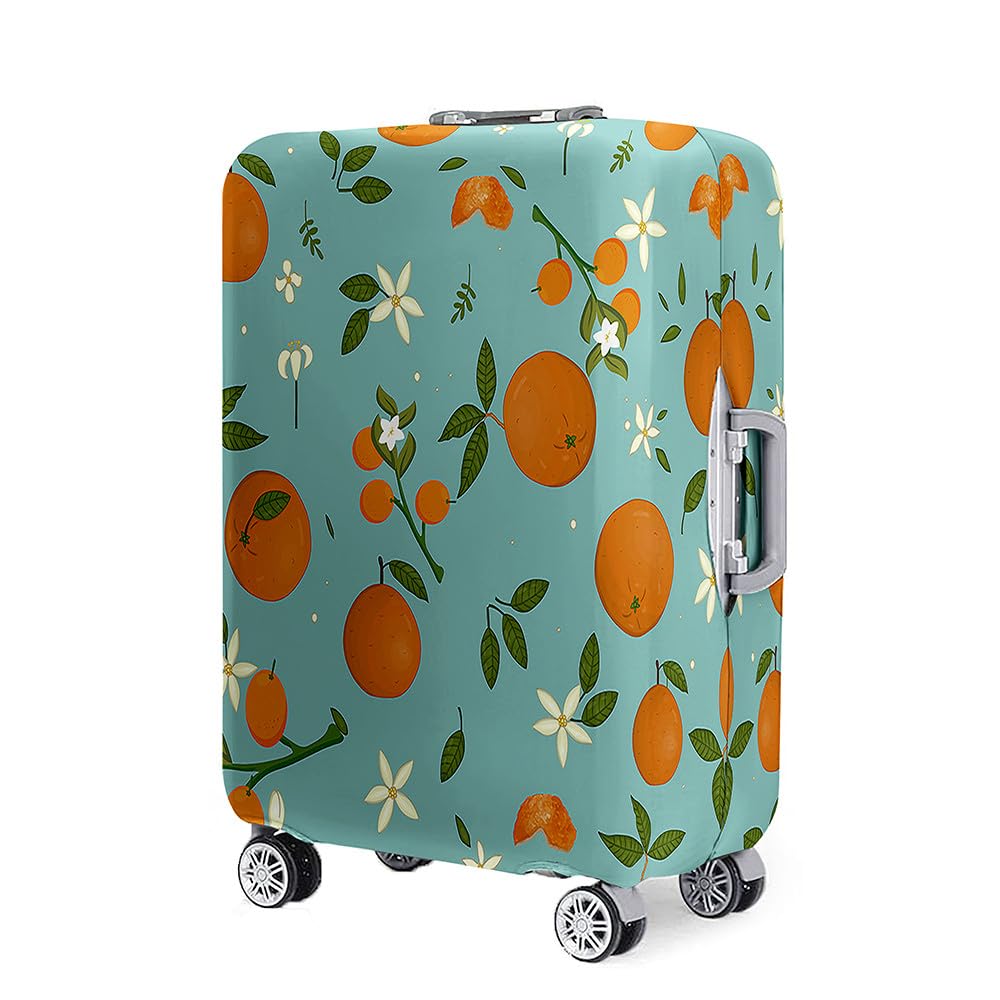 Highdi Kofferschutzhülle XL Orange - Elastische Schutzhülle Für 29-32 Zoll Koffer