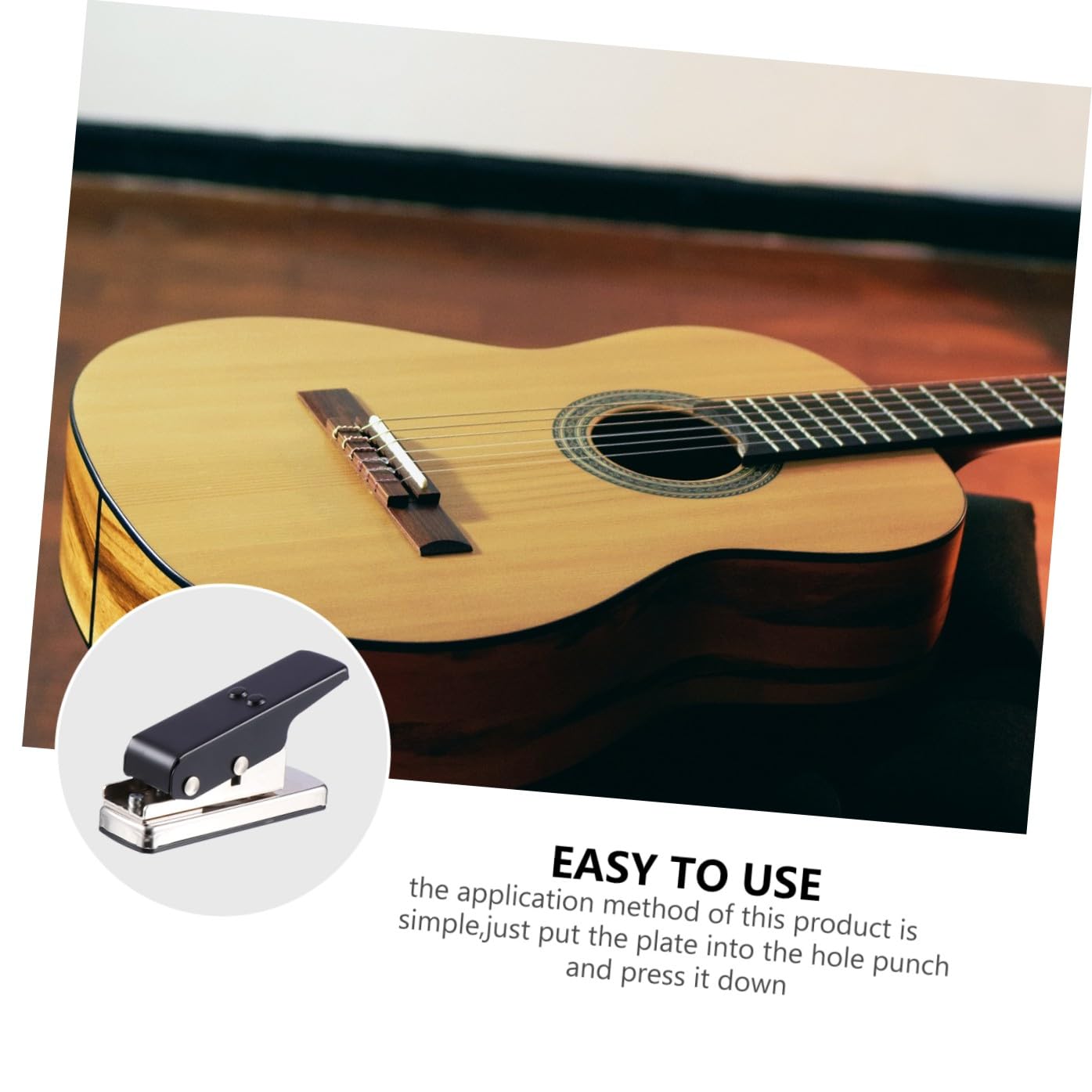 1pezzi Plettri Fai da Te per Chitarra Perforatore per Plettro Accessori per Plettro Strumenti per Costruzione di Chitarre Pickup per Chitarra