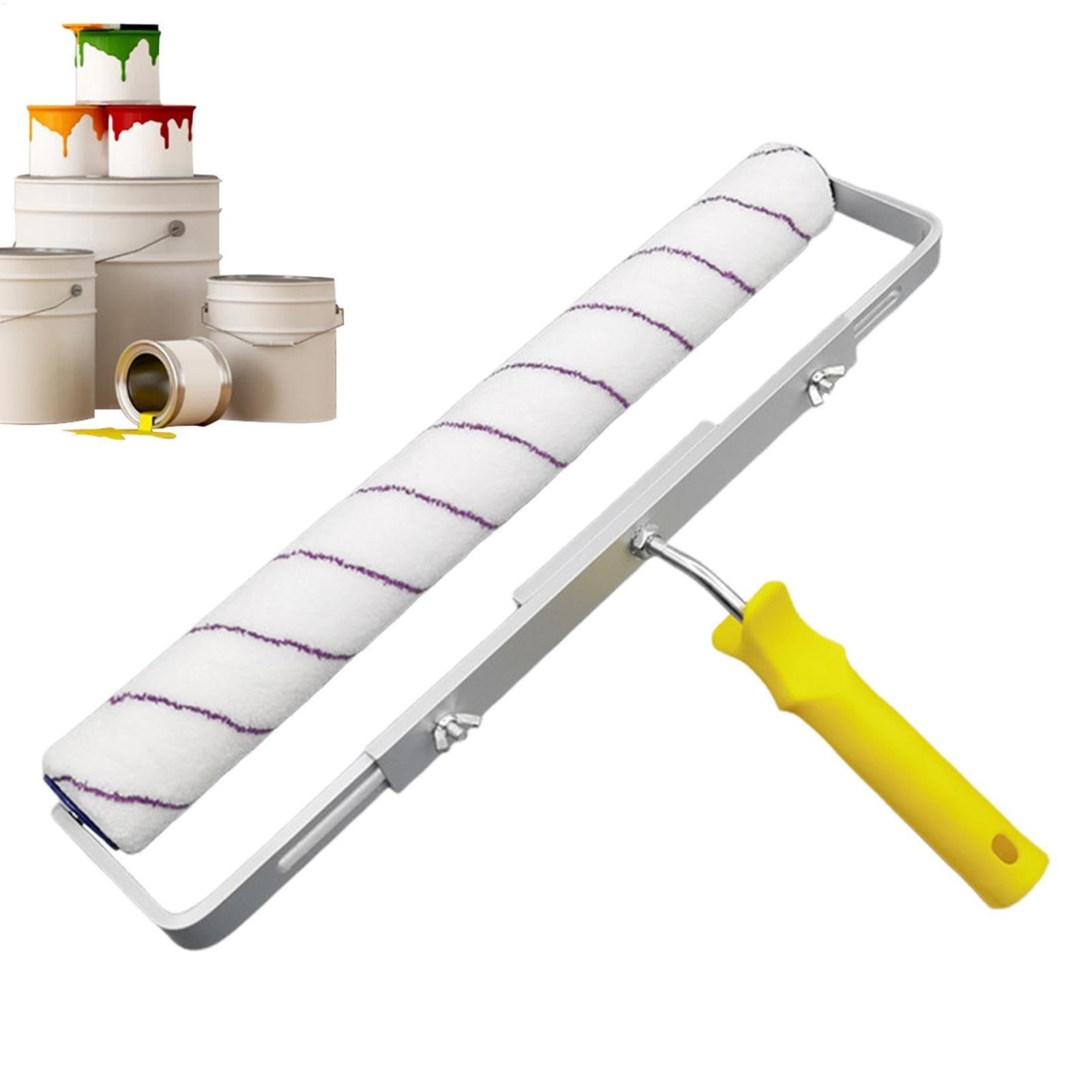 Set di rulli per pittura da 45,7 cm, senza cuciture, per pavimenti e soffitti, struttura leggera e stabile, ideale per progetti fai da te