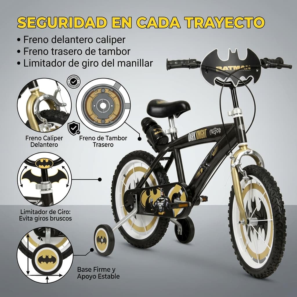 CHILDREN'S BICYCLE 16 TOIMSA TOI16913 BATMAN