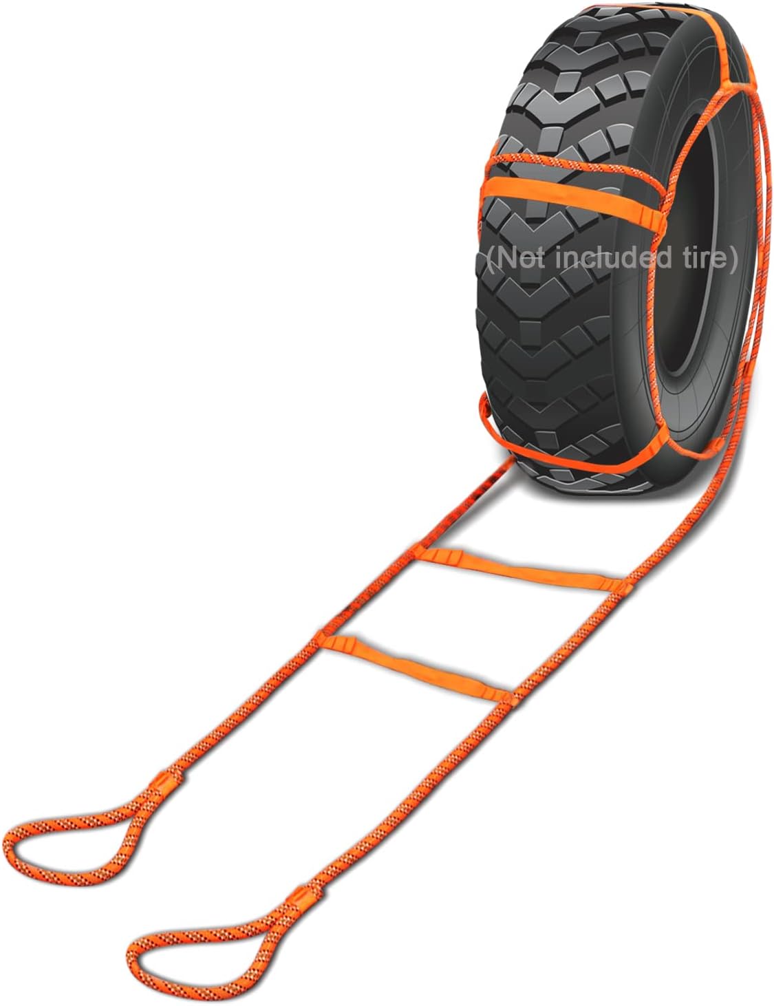 Tow Straps Heavy Duty - 3228lb 18ft Vehicles Recovery Strap Rope Towing Accessories - Emergency Recovery Gear for Off Road - Off Road Recovery Kit for Car Jeep ATV SUV - 1 Pack