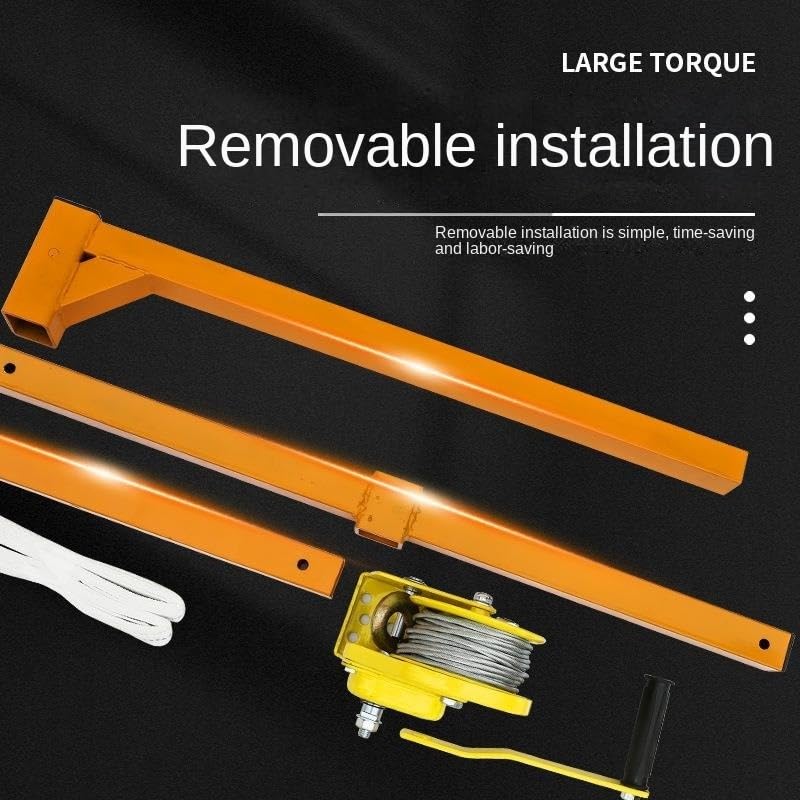 Herramienta de cabrestante manual con soporte para aire miniatura 2